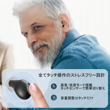 画像をギャラリービューアに読み込む, 【日本製 NIKEN オリジナル】NK-701 左右両耳用セット 耳あな型集音器
